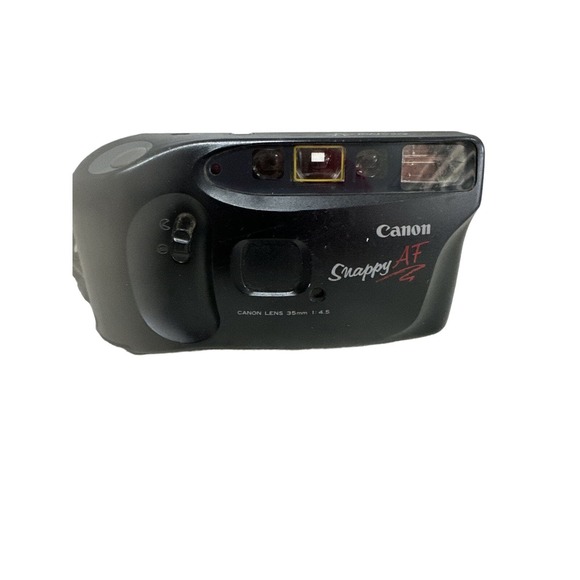 Canon Snappy AF Lens 35mm Point & Shoot Film Black Compact Camera